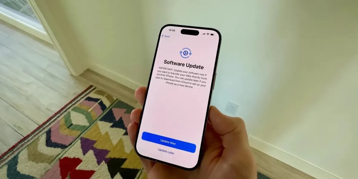 Actualización de iOS iPhone