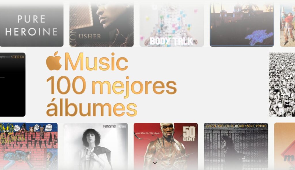 100 mejores álbumes de la historia por Apple Music