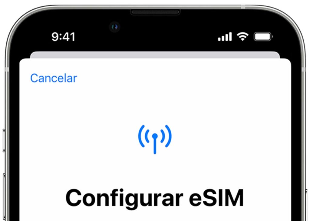 Configurar eSIM en iPhone