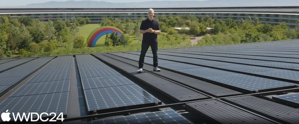 Tim Cook en la WWDC24