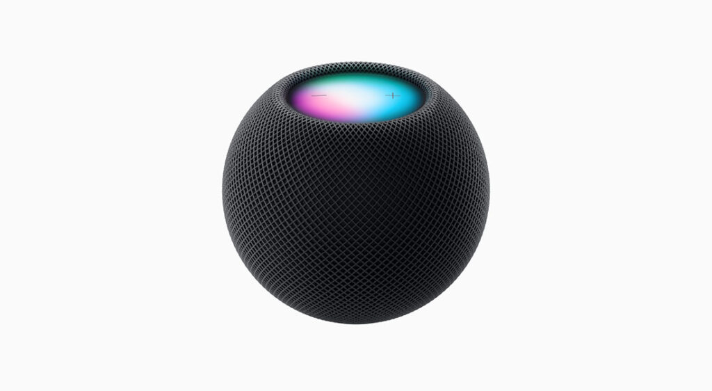 Homepod mini en color medianoche