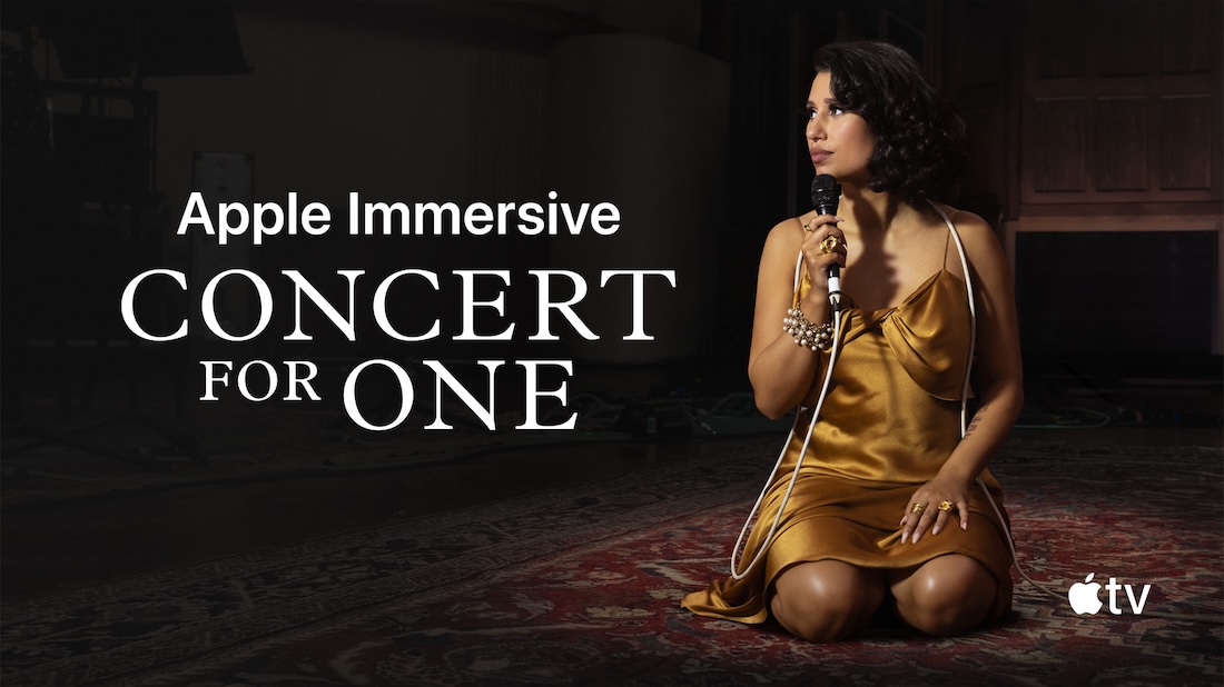 Apple Immersive Video - concert for One - Raye