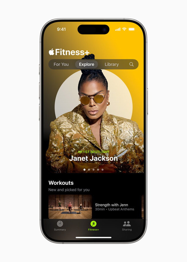 Grandes artistas de la música en Apple Fitness Plus