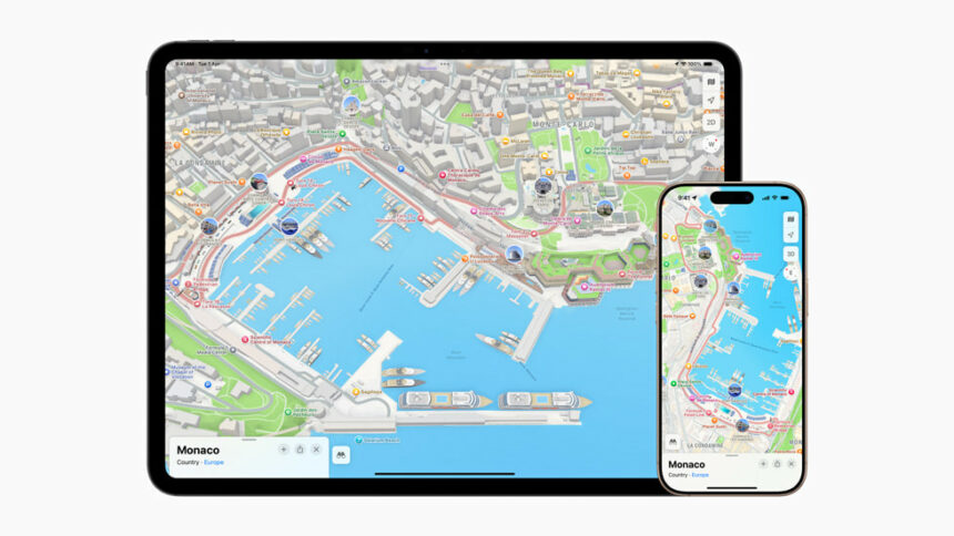 Apple Maps y la F1