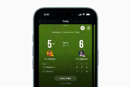 Apple Sports listo para Wimbledon