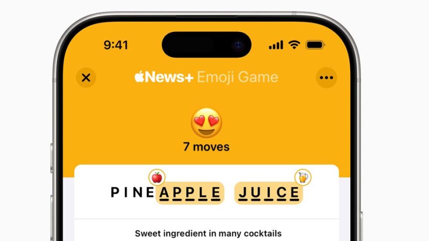 Apple News+ - Emoji Game