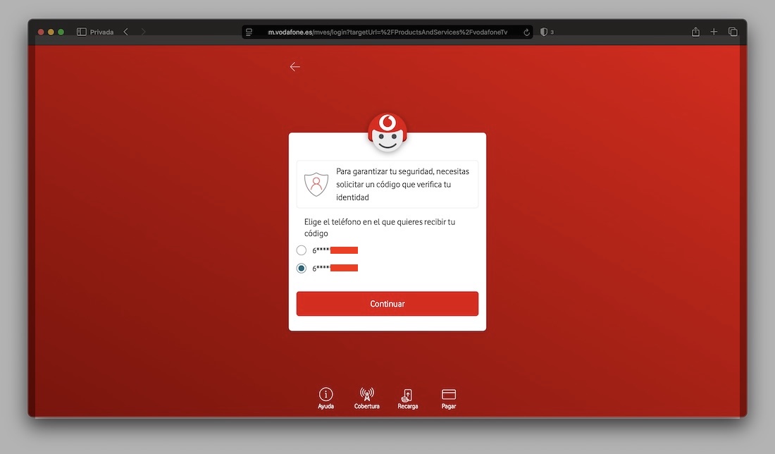 tutorial Vodafone TV en macOS