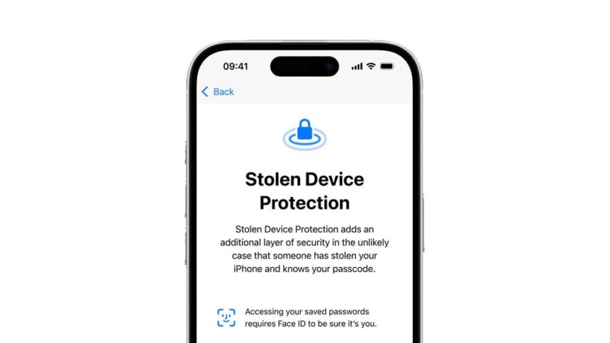 Protecciones de seguridad de Apple en caso de robo