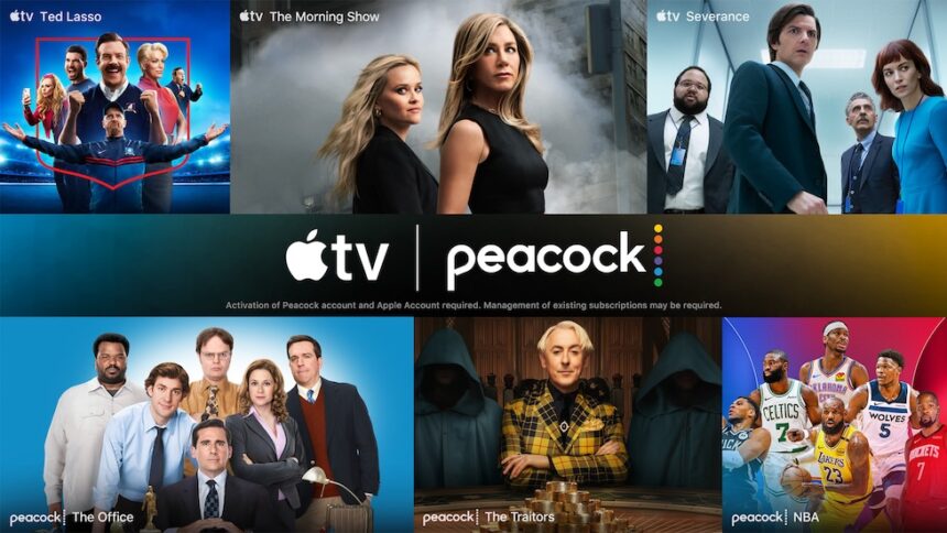Apple TV y Peacock