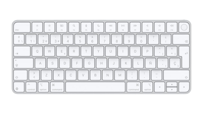 Magic keyboard con Touch ID de Apple