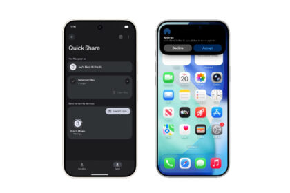 Quick Share de Android compatible con AirDrop de iPhone