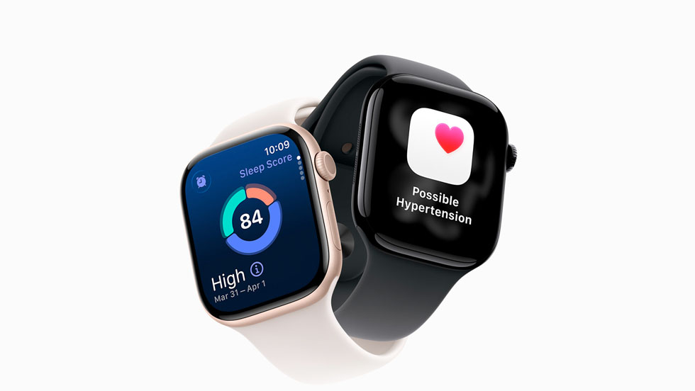 Notificación de hipertensión de Apple Watch