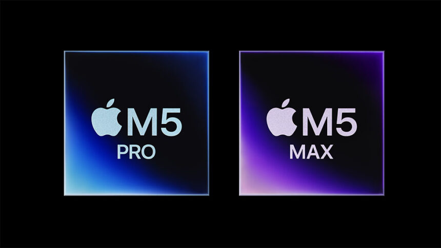 Chip M5 Max y Chip M5 Pro