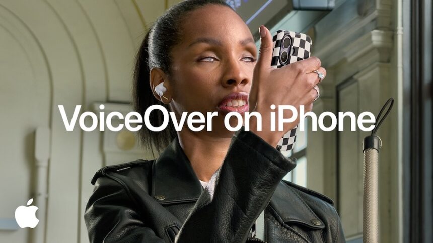VoiceOver on iPhone
