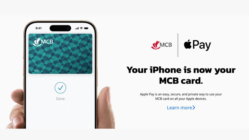 MCB admite Apple Pay