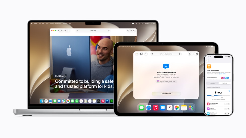 protección para menores en macOS Golden Gate y iOS 27