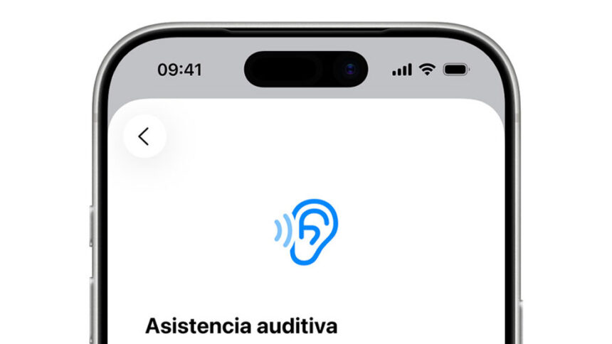 Asistencia auditiva de Apple
